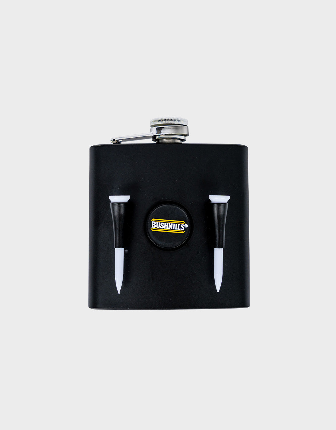 Bushmills® Golf Flask Compact, wrapped in leather