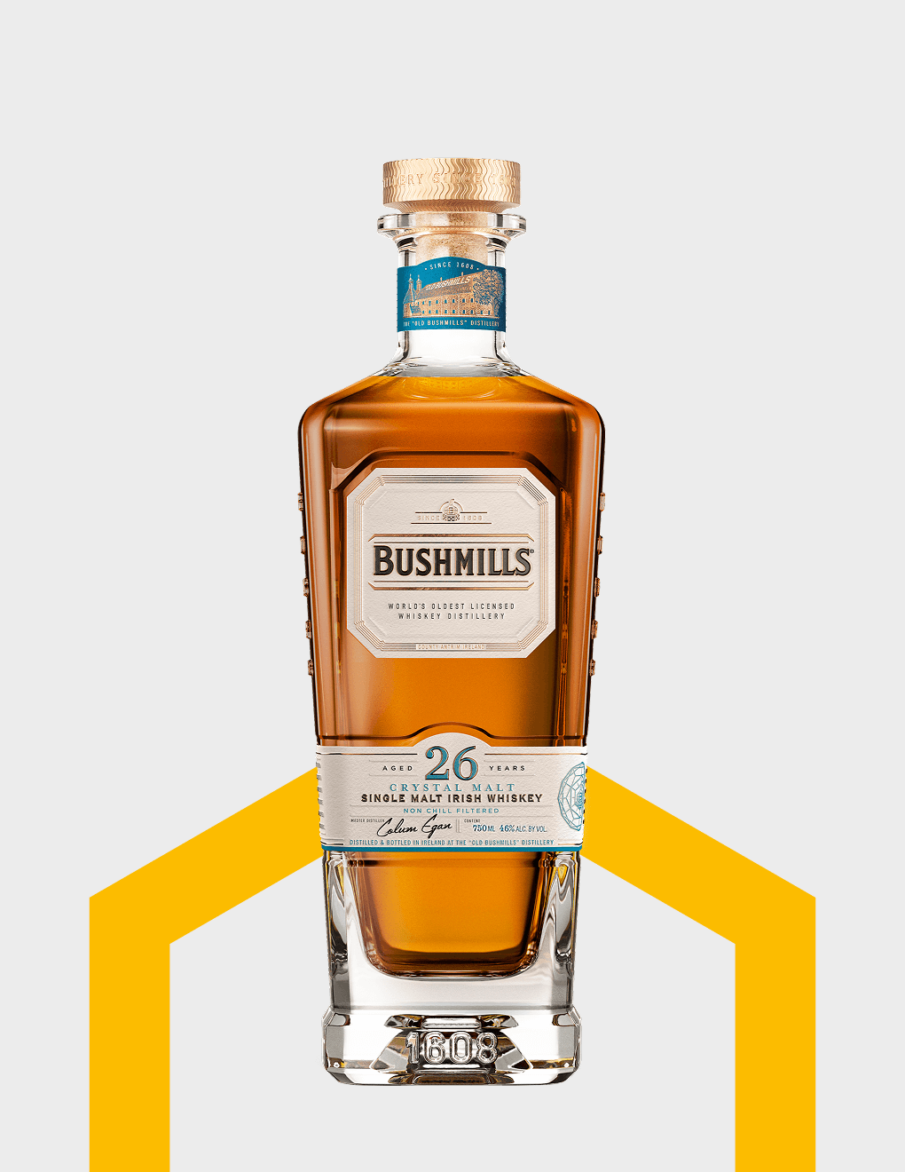 Bushmills 26 Year bottle.