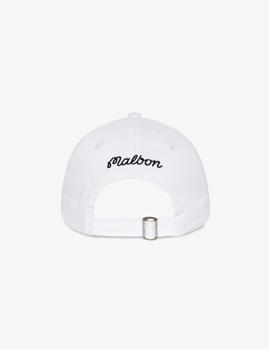 Back of Bushmills x Malbon white hat.