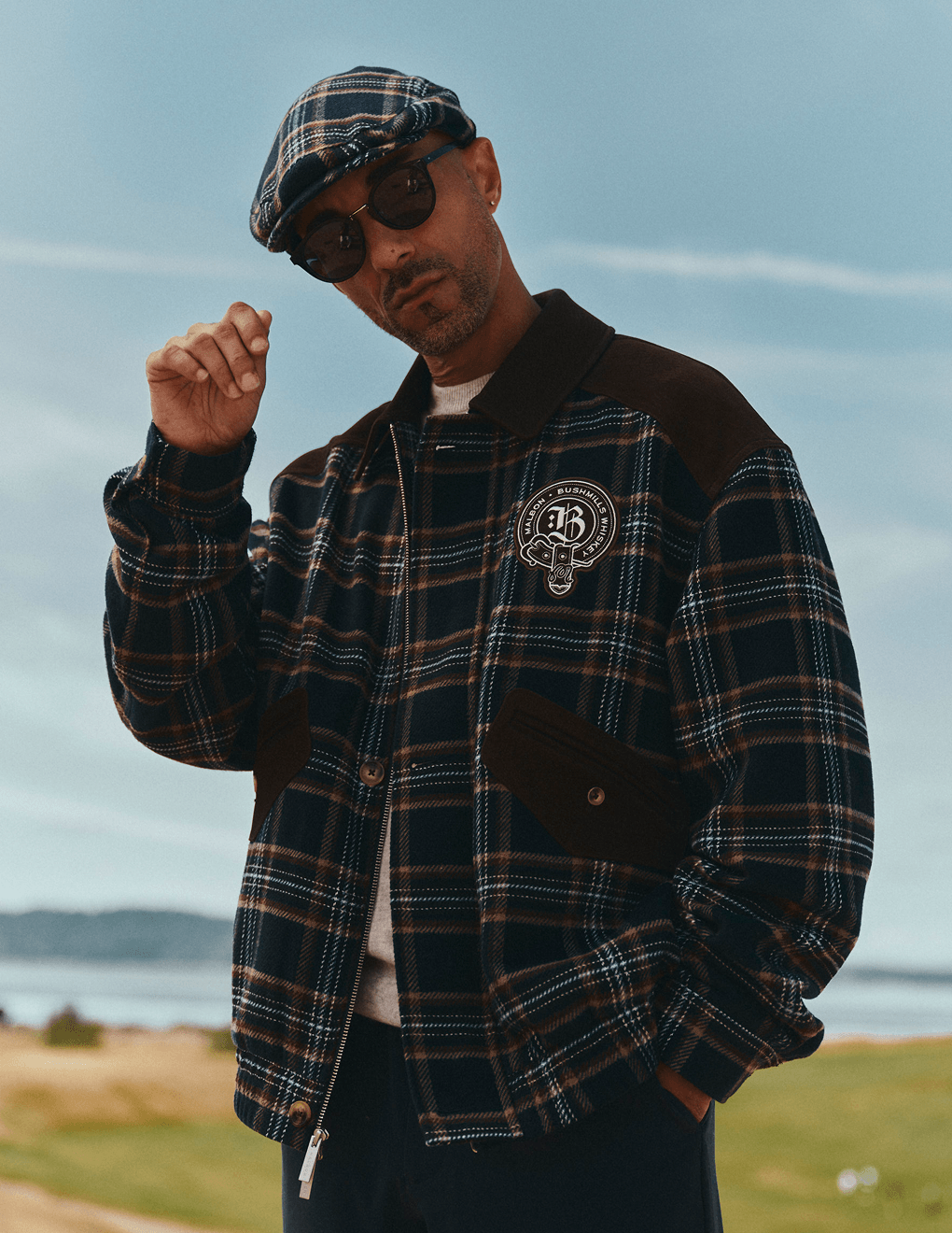 Bushmills X Malbon Newsboy Cap