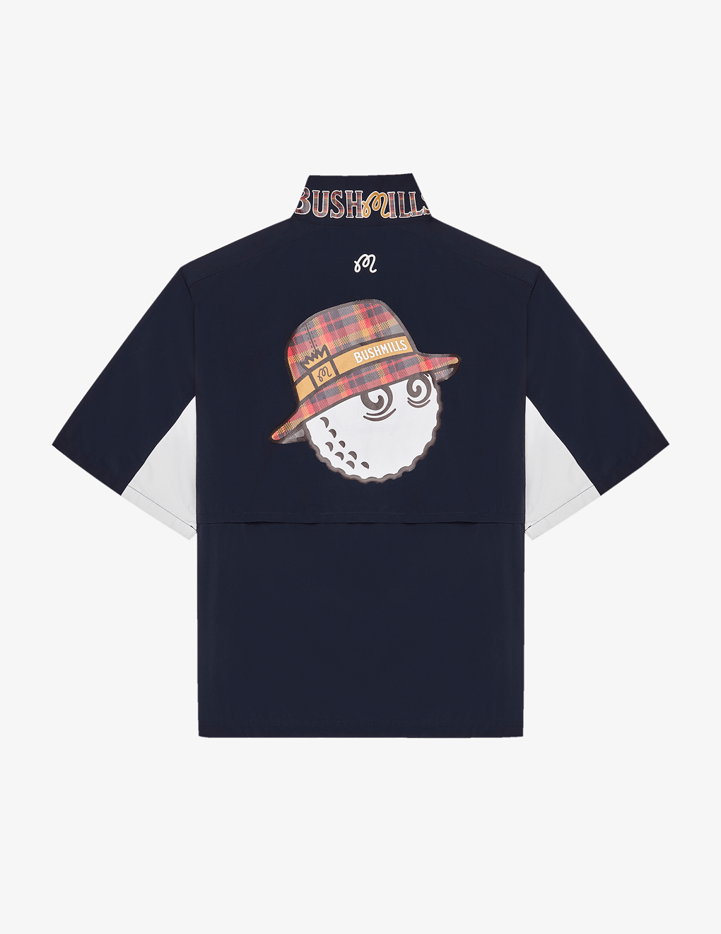 Back of Bushmills x Malbon windshirt.