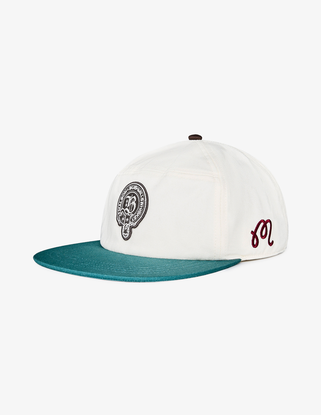 Side of Bushmills X Malbon Snapback Hat.