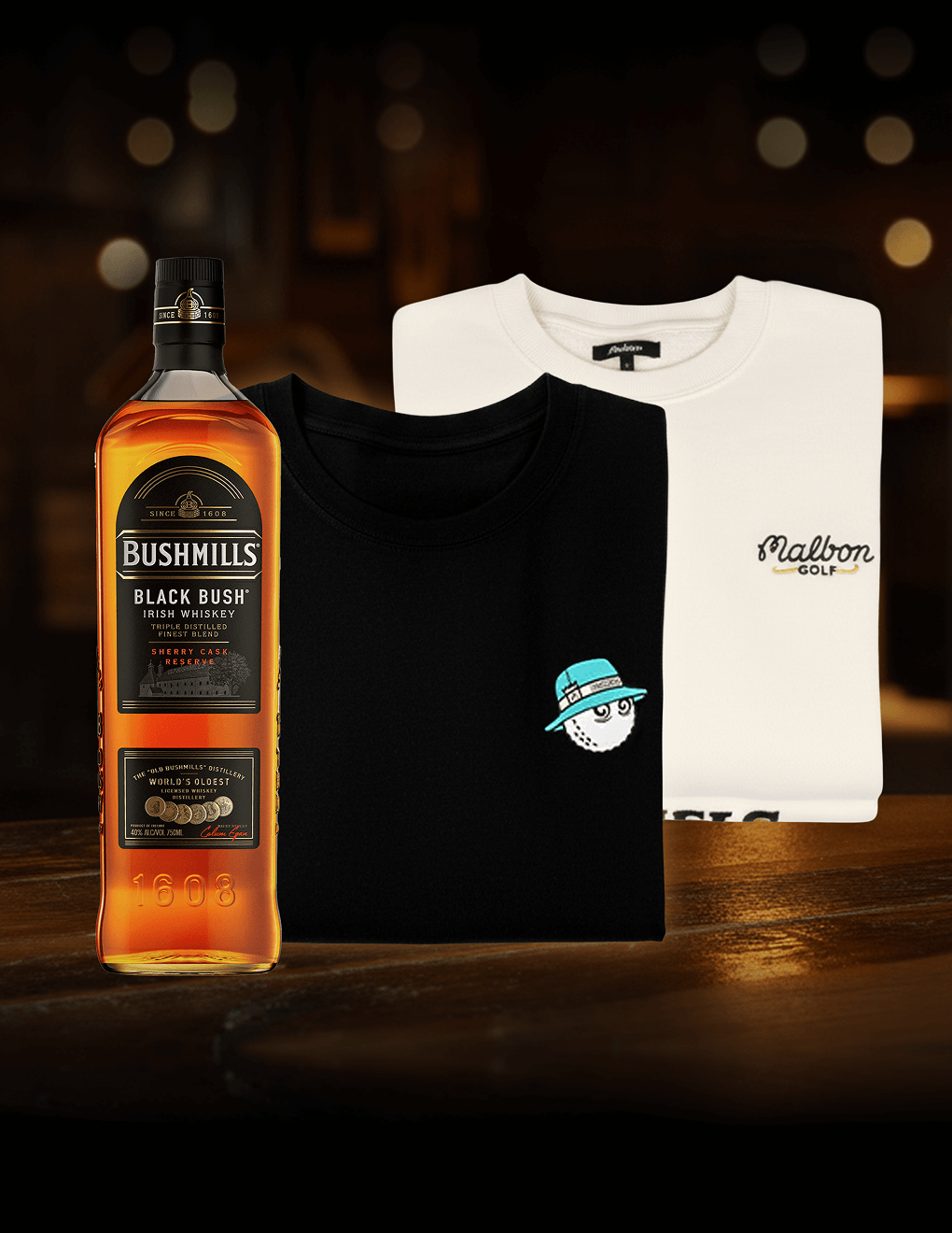 19th Hole Gift Set Bushmills x Malbon Gifts