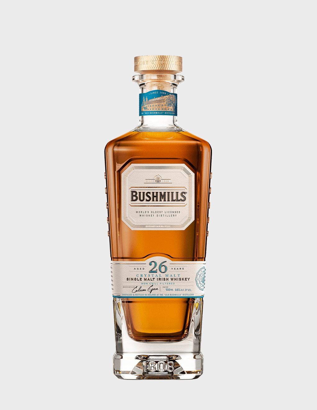 Bushmills 26 Year bottle.