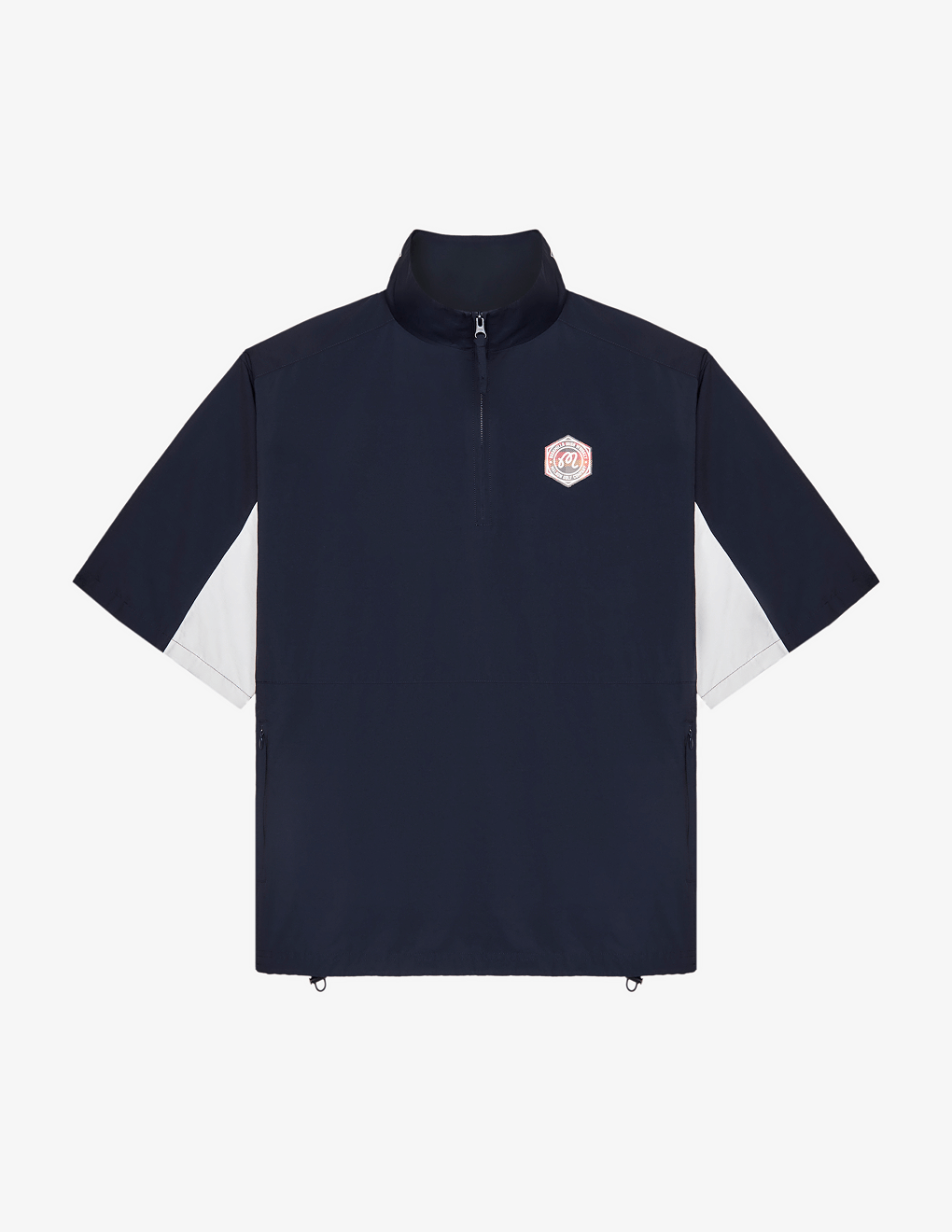 Front of Bushmills x Malbon windshirt.