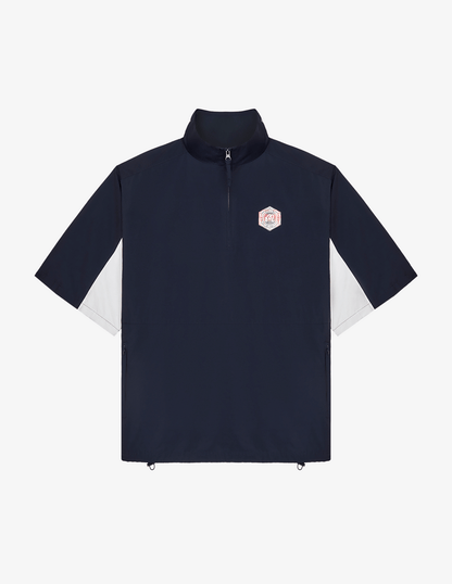 Front of Bushmills x Malbon windshirt.